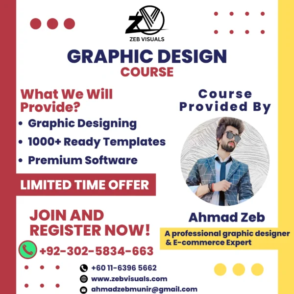 Graphic Design Course by ZebVisuals