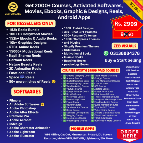 Resseler Bundle By ZebGroups