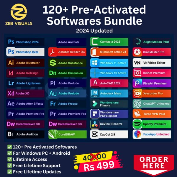 2024 Pre-Activated Softwares Bundle